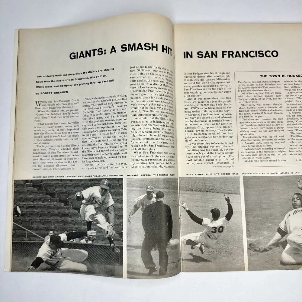 Hoad‎ Vs. Gonzales Sports Illustrated June 16, 1958 America’s National Sports
